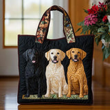 Labrador - Pehmustettu kassi labradorin kuviolla