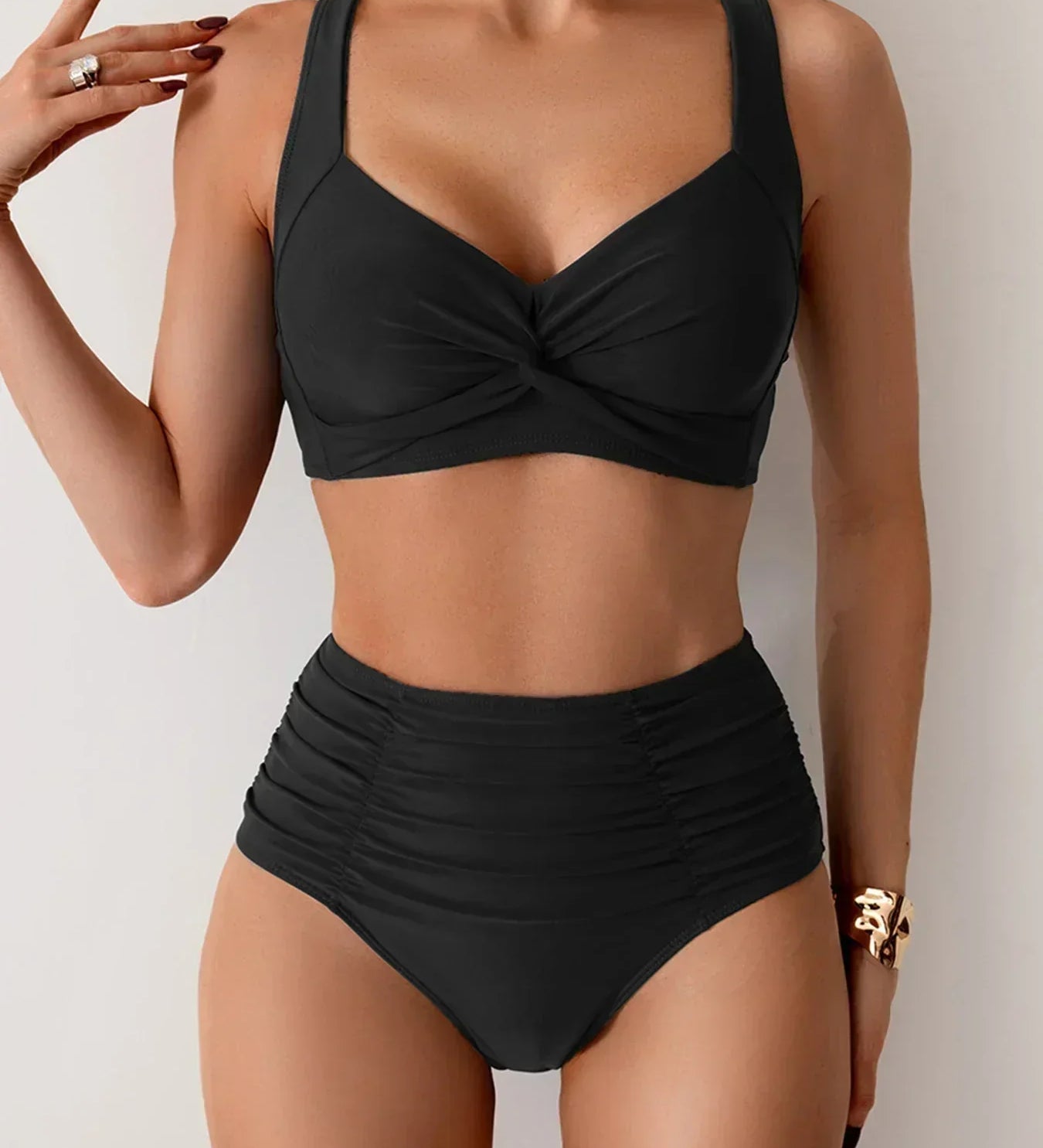 Soleil - Kesän korkeavyötäröinen bikini-setti