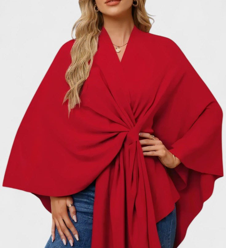 Ronja - Poncho pehmeällä tuntumalla