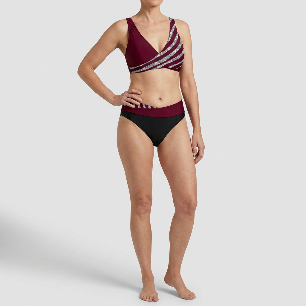 Mona - Bikini lämpimillä sävyillä ja kauniilla printillä